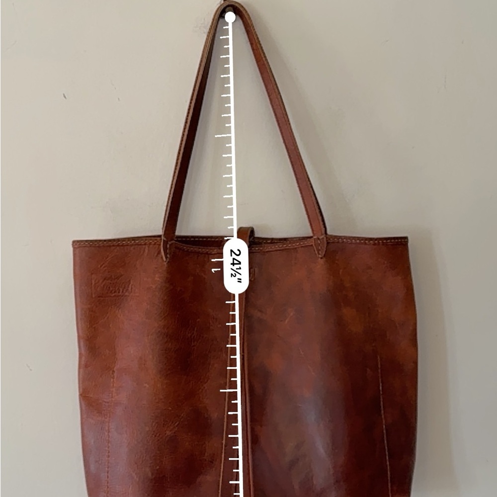 CELIA TOTE GENUINE LEATHER HANDBAG - Picture 8 of 16